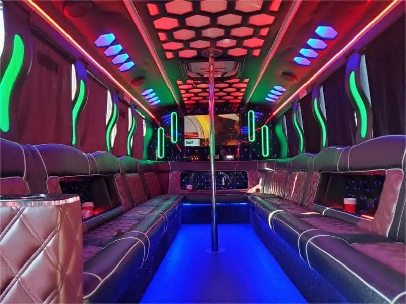 Hurricane Washington DC party bus rental for Buzzard Point events