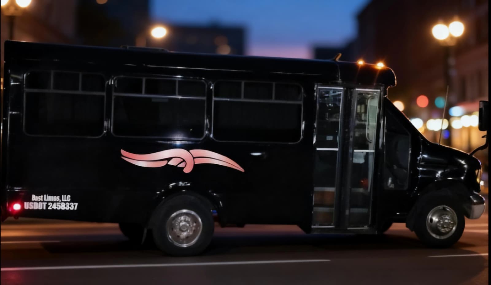 10 Pax Tornado Party Bus — Just Limos party bus rental DC, Baltimore, Northern VA